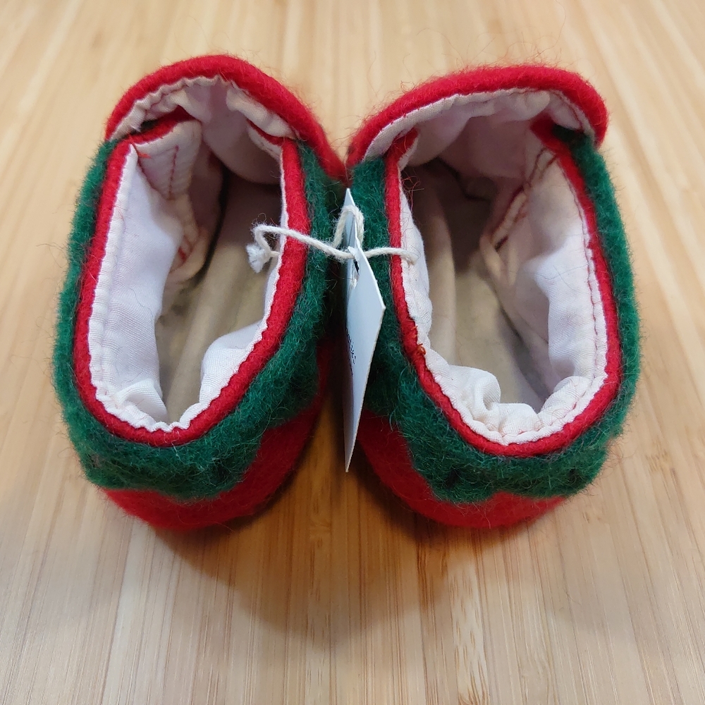 Anthropologie Strawberry Baby Booties - Picture 3 of 6